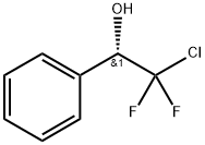 (S)-2-Chloro-2,2-difluoro-1-phenylethan-1-ol 化学構造式