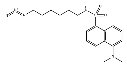 N-(6-Azidohexyl)-5-(dimethylamino)naphthalene-1-sulfonamide,1241473-36-8,结构式