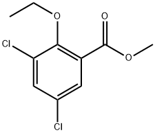 Methyl 3,5-dichloro-2-ethoxybenzoate Struktur