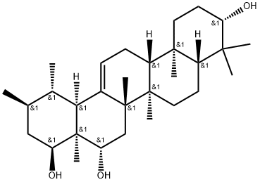 12-Ursene-3,16,22-triol Structure