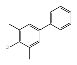 4-Chloro-3,5-dimethyl-1,1'-biphenyl 结构式
