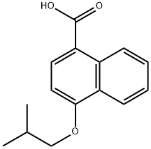 4-Isobutoxy-1-naphthoic acid Struktur