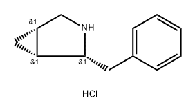 2-benzyl-3-azabicyclo[3.1.0]hexane hydrochloride Struktur