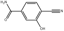 4-Cyano-3-hydroxybenzamide Structure