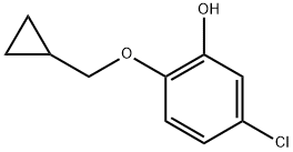 5-chloro-2-(cyclopropylmethoxy)phenol,1243368-04-8,结构式