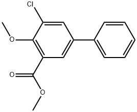 Methyl 5-chloro-4-methoxy-[1,1'-biphenyl]-3-carboxylate,1245532-94-8,结构式