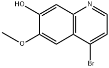 4-Bromo-6-methoxyquinolin-7-ol Structure