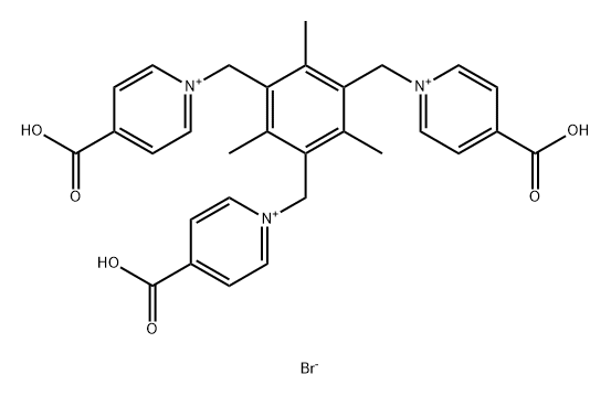 1246090-62-9 1,1',1''-((2,4,6-trimethylbenzene-1,3,5-triyl)tris(methylene))tris(4-carboxypyridin-1-ium) bromide