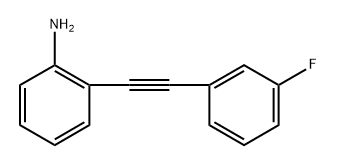 2-((3-fluorophenyl)ethynyl)aniline Structure