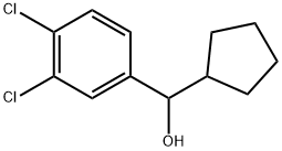 3,4-Dichloro-α-cyclopentylbenzenemethanol Structure