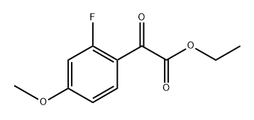 ethyl 2-(2-fluoro-4-methoxyphenyl)-2-oxoacetate Structure