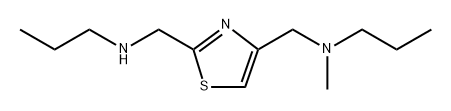 2,4-Thiazoledimethanamine, N4-methyl-N2,N4-dipropyl- Structure