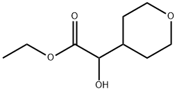 2H-Pyran-4-acetic acid, tetrahydro-α-hydroxy-, ethyl ester Structure