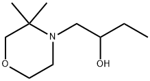 4-Morpholineethanol, α-ethyl-3,3-dimethyl- Structure