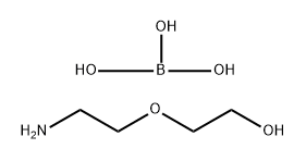 Boric acid (H3bo3), compd. with 2-(2-aminoethoxy)ethanol (1:1),124756-59-8,结构式