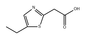 2-Thiazoleacetic acid, 5-ethyl- Struktur