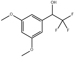 1-(3,5-二甲氧基苯基)-2,2,2-三氟乙醇, 1247789-27-0, 结构式