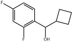 α-Cyclobutyl-2,4-difluorobenzenemethanol 结构式