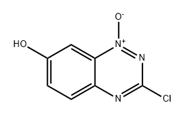 3-chloro-7-hydroxybenzo[e][1,2,4]triazine 1-oxide Struktur