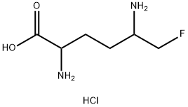 2,5-Diamino-6-fluorohexanoic Acid Dihydrochloride Structure