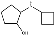 2-(环丁基氨基)环戊烷-1-醇 结构式