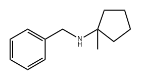 N-苄基-1-甲基环戊胺盐酸盐,1248104-41-7,结构式