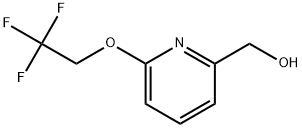 6-(2,2,2-Trifluoroethoxy)-2-pyridinemethanol 结构式