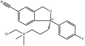 N-Chloromethyl (S)-Citalopram Structure