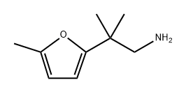 2-Furanethanamine, β,β,5-trimethyl- Struktur