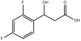 3-(2,4-difluorophenyl)-3-hydroxypropanoic acid,1248626-28-9,结构式