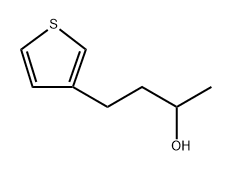 3-Thiophenepropanol, α-methyl- Structure