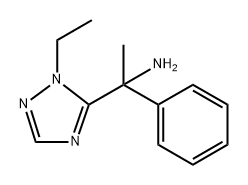 1H-1,2,4-Triazole-5-methanamine, 1-ethyl-α-methyl-α-phenyl-|1-(1-乙基-1H-1,2,4-三唑-5-基)-1-苯基乙胺