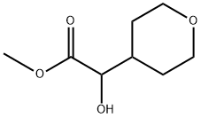 2H-Pyran-4-acetic acid, tetrahydro-α-hydroxy-, methyl ester Structure