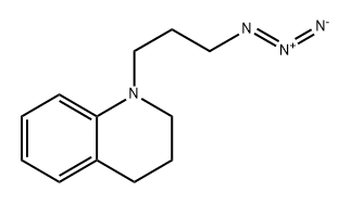 Quinoline, 1-(3-azidopropyl)-1,2,3,4-tetrahydro- 化学構造式