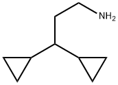 Cyclopropanepropanamine, γ-cyclopropyl- Structure