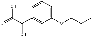 α-Hydroxy-3-propoxybenzeneacetic acid Structure