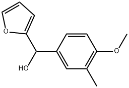 furan-2-yl(4-methoxy-3-methylphenyl)methanol Struktur