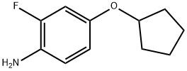 4-(Cyclopentyloxy)-2-fluorobenzenamine|