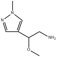 2-甲氧基-2-(1-甲基-4-吡唑基)乙胺 结构式