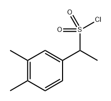 Benzenemethanesulfonyl chloride, α,3,4-trimethyl- Struktur