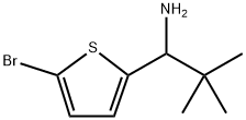 2-Thiophenemethanamine, 5-bromo-α-(1,1-dimethylethyl)- Structure