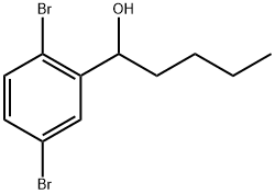 2,5-Dibromo-α-butylbenzenemethanol 结构式