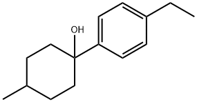 1-(4-ethylphenyl)-4-methylcyclohexanol 结构式