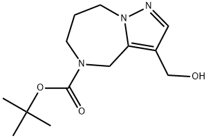 tert-butyl 3-(hydroxymethyl)-7,8-dihydro-4H-pyrazolo[1,5-a][1,4]diazepine-5(6H)-carboxylate Structure