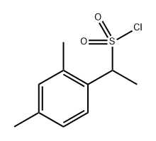 Benzenemethanesulfonyl chloride, α,2,4-trimethyl- Structure