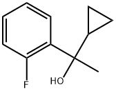 α-Cyclopropyl-2-fluoro-α-methylbenzenemethanol 结构式