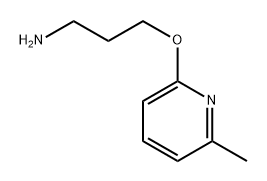 3-((6-甲基吡啶-2-基)氧基)丙烷-1-胺 结构式