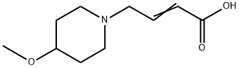 4-(4-Methoxypiperidin-1-yl)but-2-enoic acid Struktur