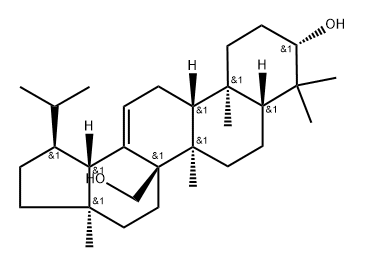 Lup-12-ene-3,27-diol, (3β)- Struktur
