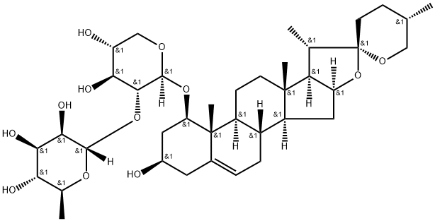 25(S)-Ruscogenin 1-O-α-L-rhamnopyranosyl-(1→2)-β-D-xylopyranoside